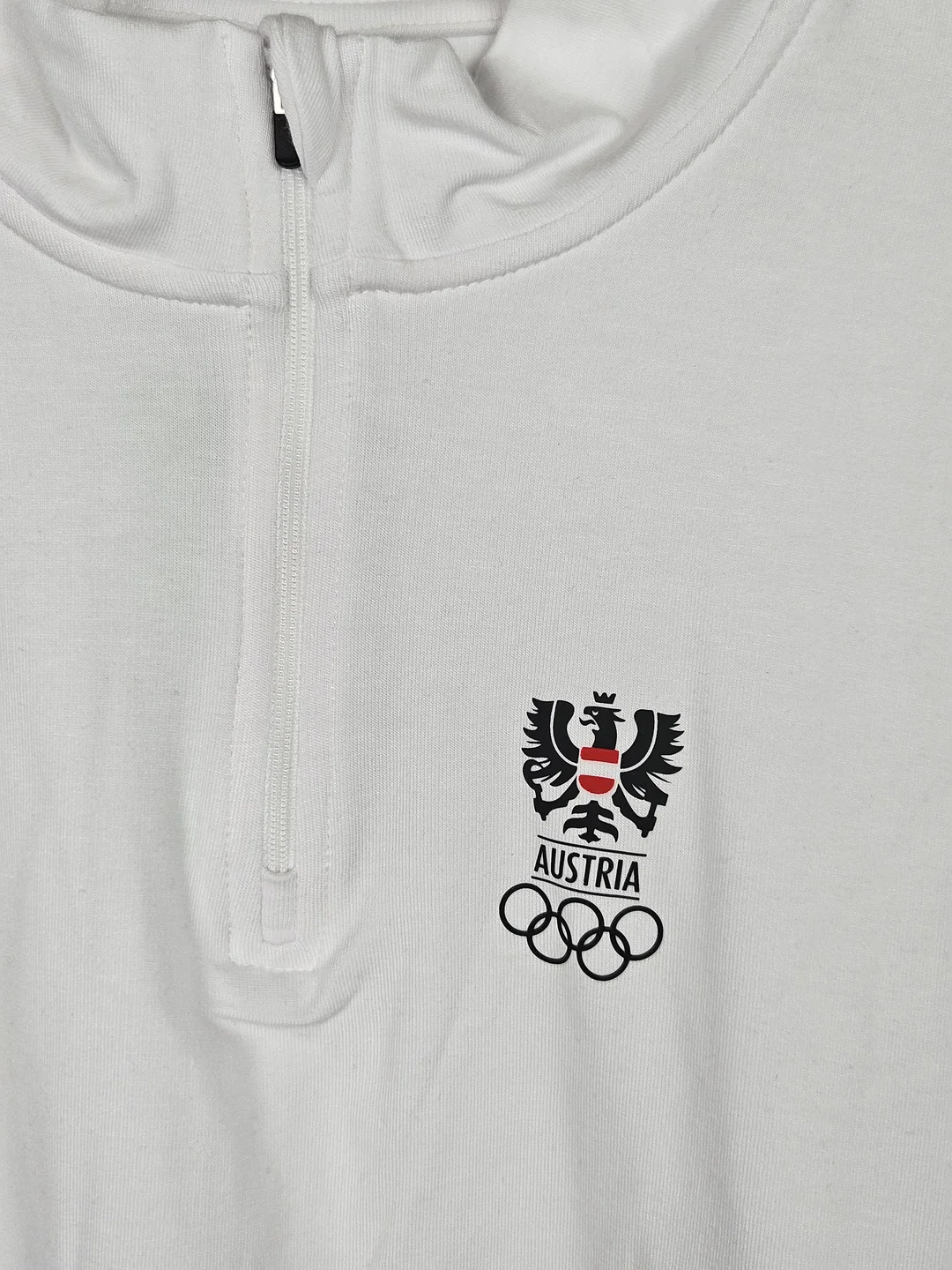ERIMA Herren Sport Rolli Halfzip "Austria", weiß - Gr.XXL – Bild 3