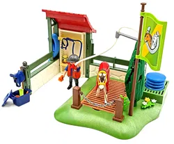Playmobil Country Pferdewaschplatz mit funktionierender Wasserpumpe 6929  - Bild 1