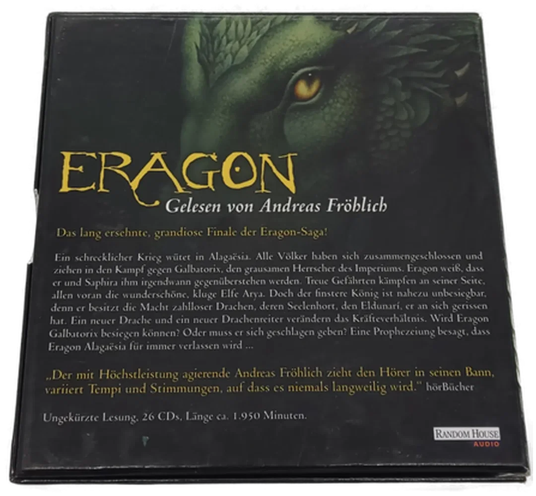 Christopher Paolini, Eragon-Das Erbe der Macht und Der Auftrag des Ältersten / Bd.4 u. Bd.2 – Bild 2