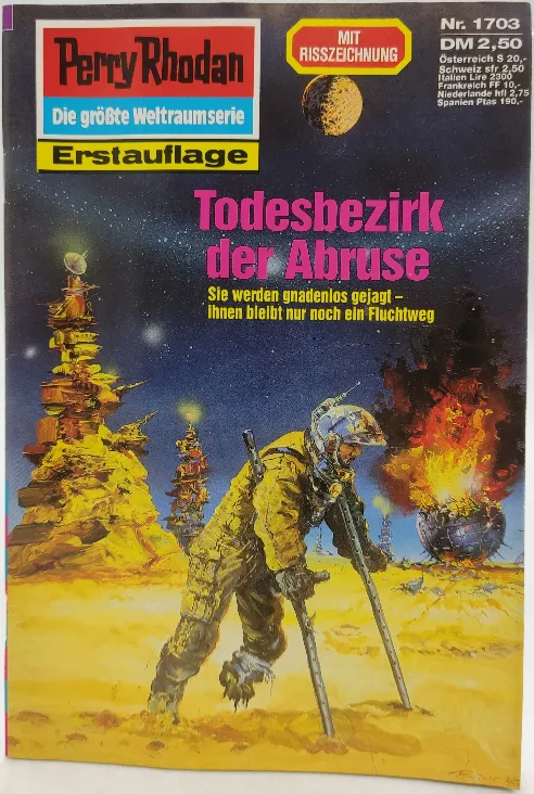 Romanheft Perry Rhodan Todesbezirk der Abruse Erstauflage Nr.1703 - Bild 2