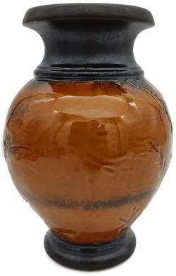 W. Germany Keramikvase braun  - Bild 4