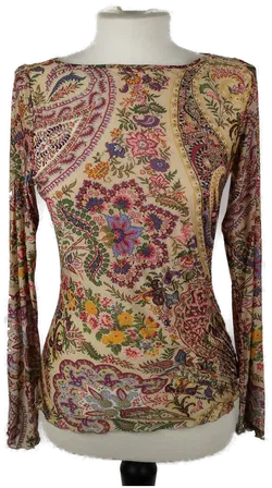 ETRO Mesh Oberteil Langärmelig - Gr. IT 40 - Bild 1