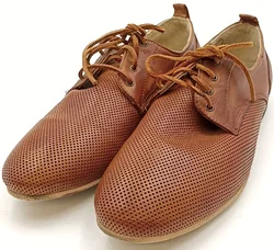 No Brand Herren Lederschuhe braun Gr. 41