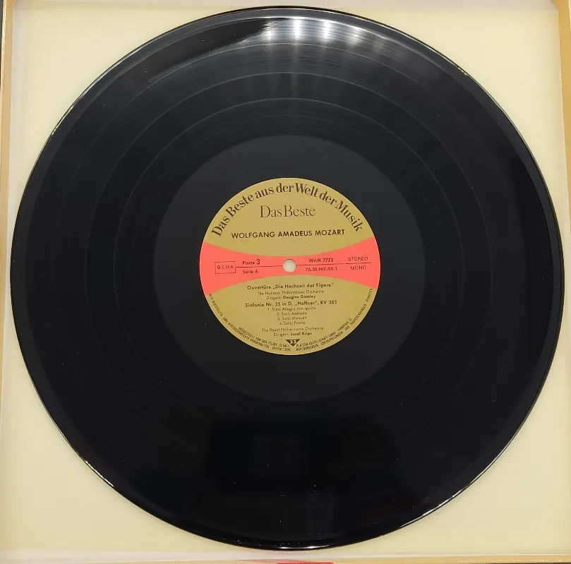 Vinyl 4 Stück Schallplatten Wolfgang Amadeus Mozart  von Das Beste Verlag – Bild 7