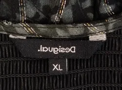 Desigual Damen Maxikleid schwarz mit Schmetterlinge Gr. XL - Bild 3