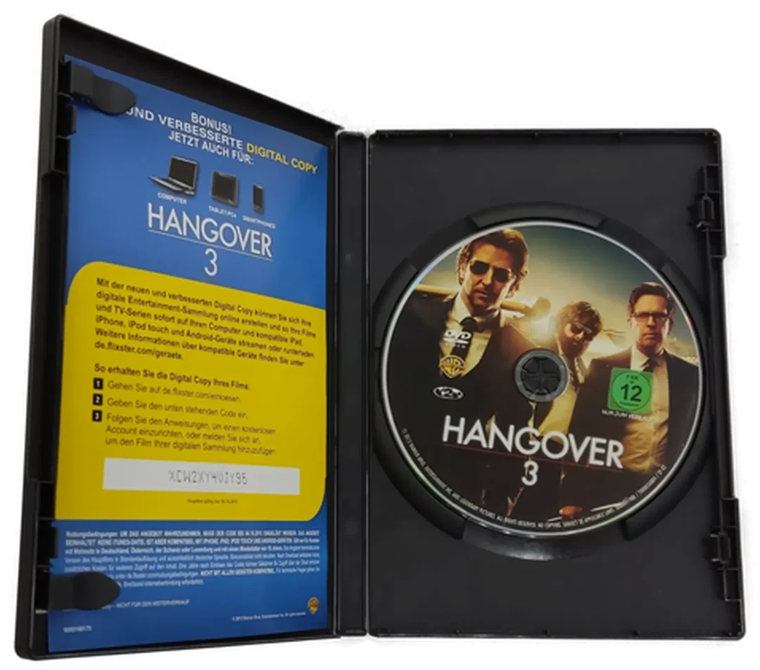 DVD "Hangcover 3" mit Bradley Cooper, Ed Helms und Zach Galifianakis – Bild 3