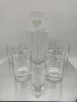 Whiskey Set (Karaffe & 4 Gläsern) aus Italien | Maritimer Charme - Bild 4