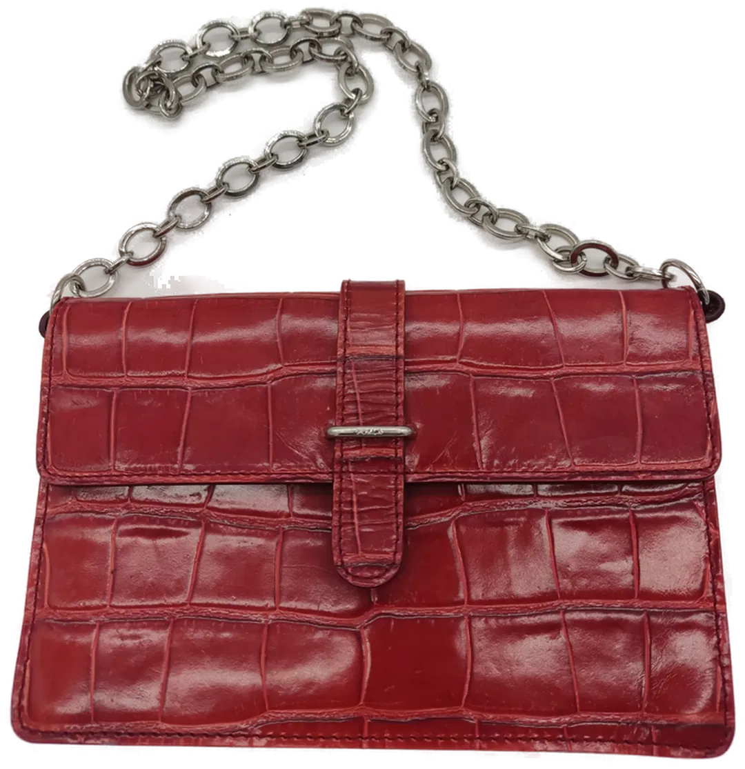 Furla Damen-Lederhandtasche in Rot, Neuwertig - Bild 4
