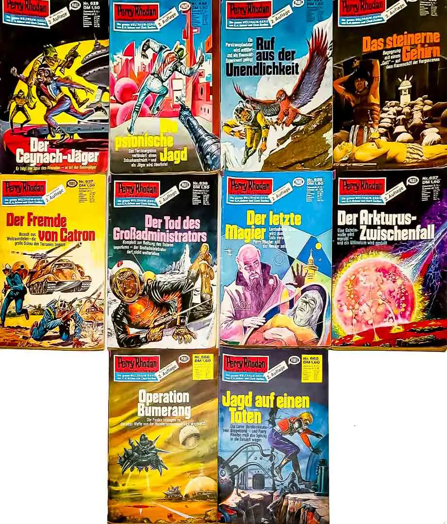 Romanhefte Perry Rhodan Zweitauflage, Nr. 628 bis 662 - Bild 2