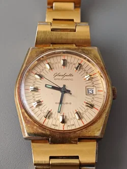 Glashütte Spezimatic (vergoldet) - Vintage Herren Armbanduhr - Bild 2