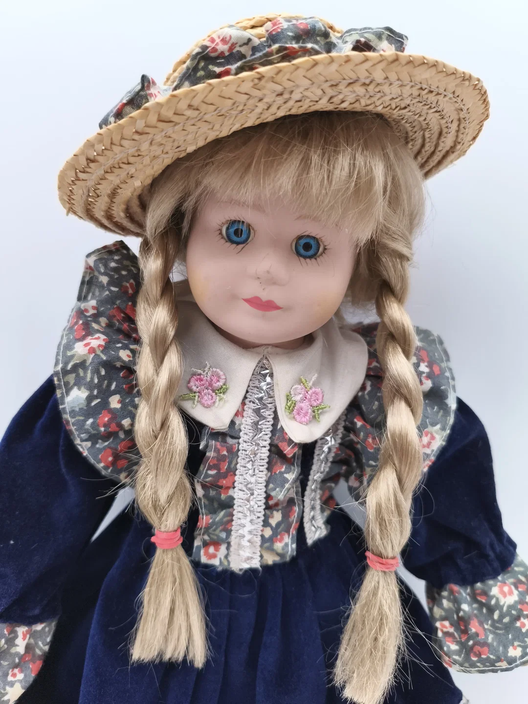 Porzellanpuppe, 42cm, Vintage 80er Jahre – Bild 4