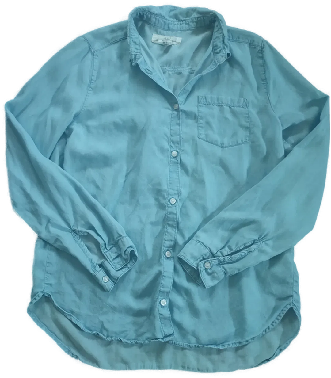 Mädchenbluse im Jeanslook - Bild 1