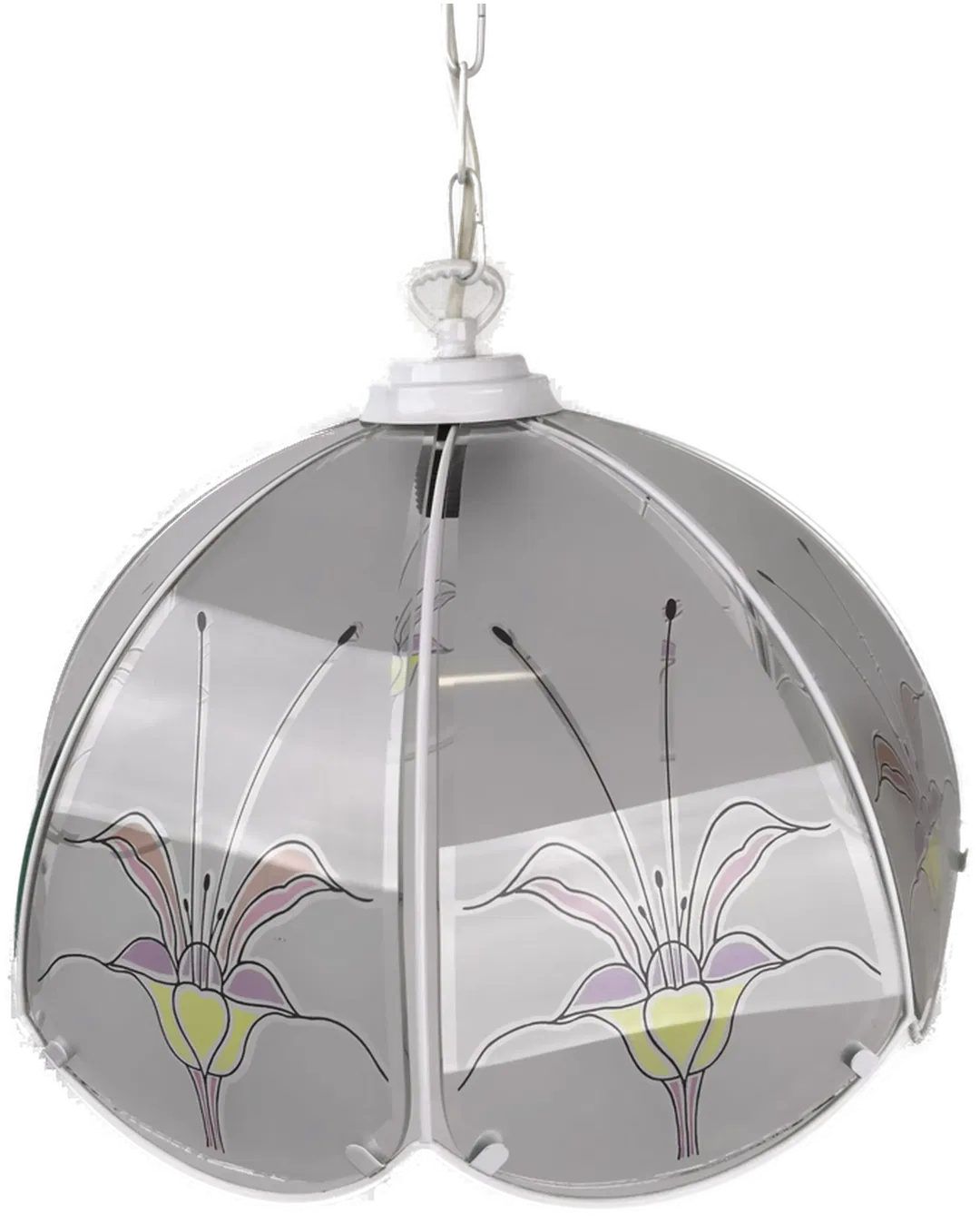 helle Deckenleuchte mit Glas, romantisch - Bild 1