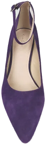 Kate Gray Damen Velourlseder Pumps, lila - Gr. 40 – Bild 3