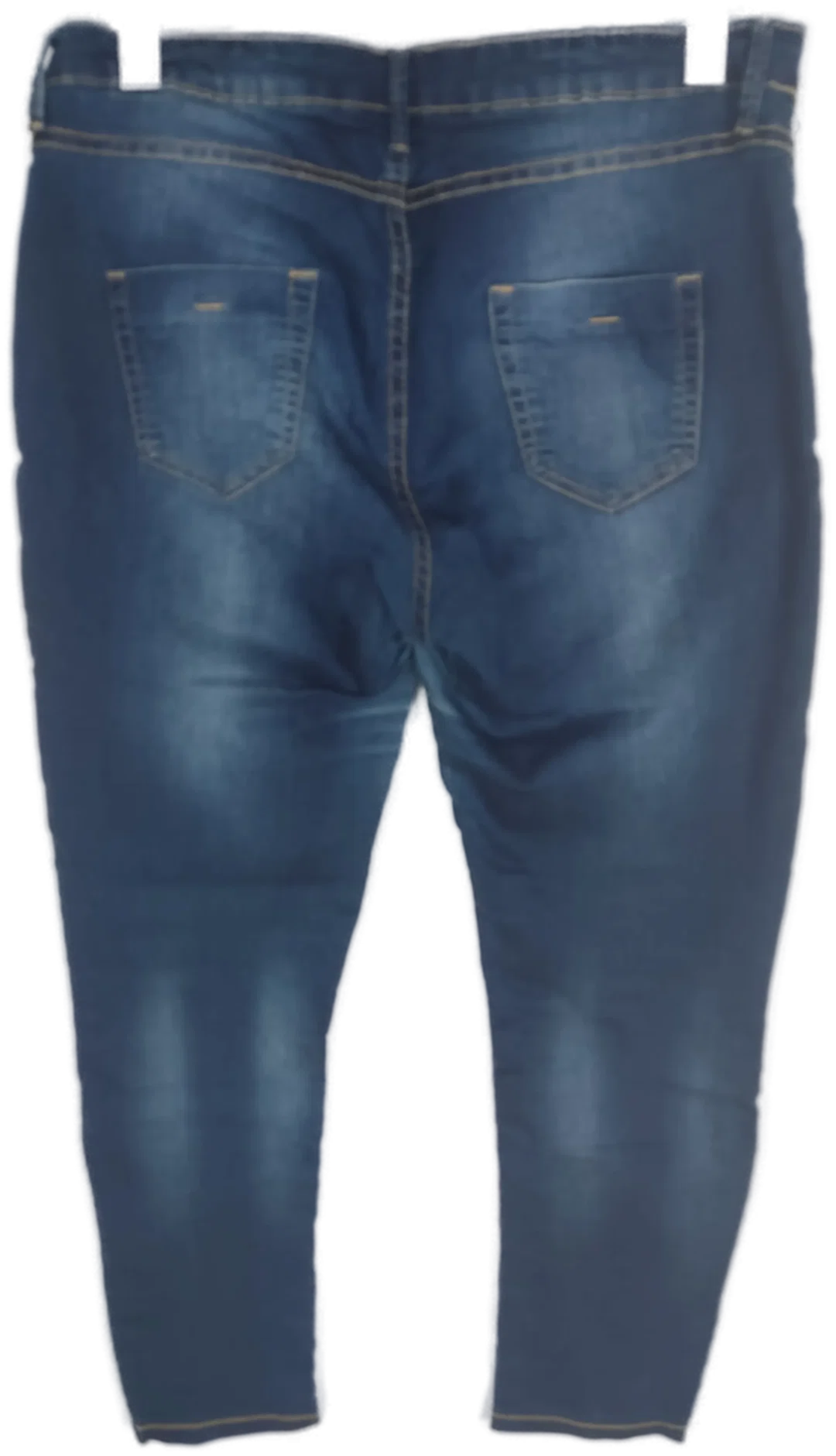 Stretch Jeggings XL mit Gummizugbund, blau meliert, Größe XL – Bild 2