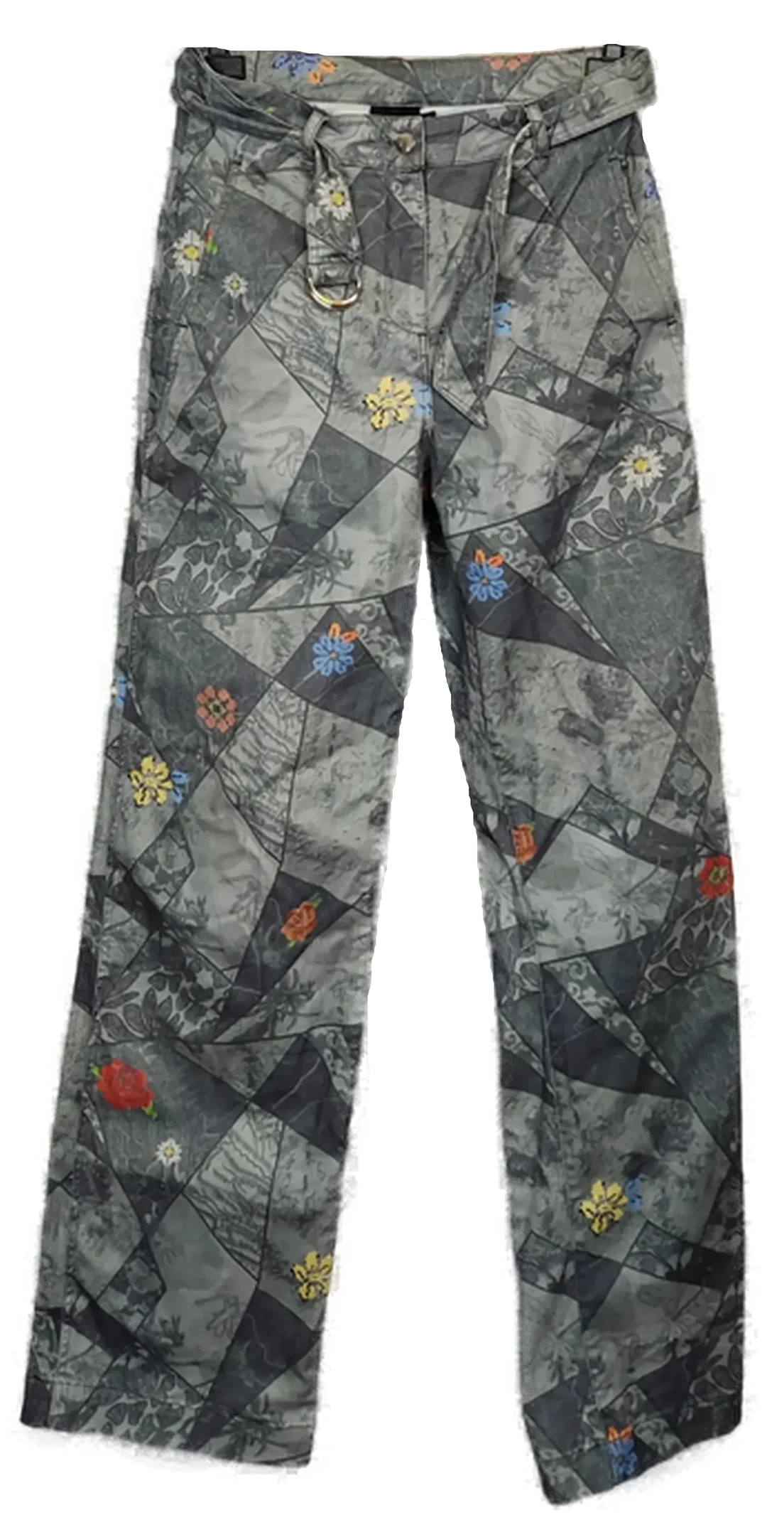 Desigual Damen Jeans grau gemustert Gr. XS - Bild 1