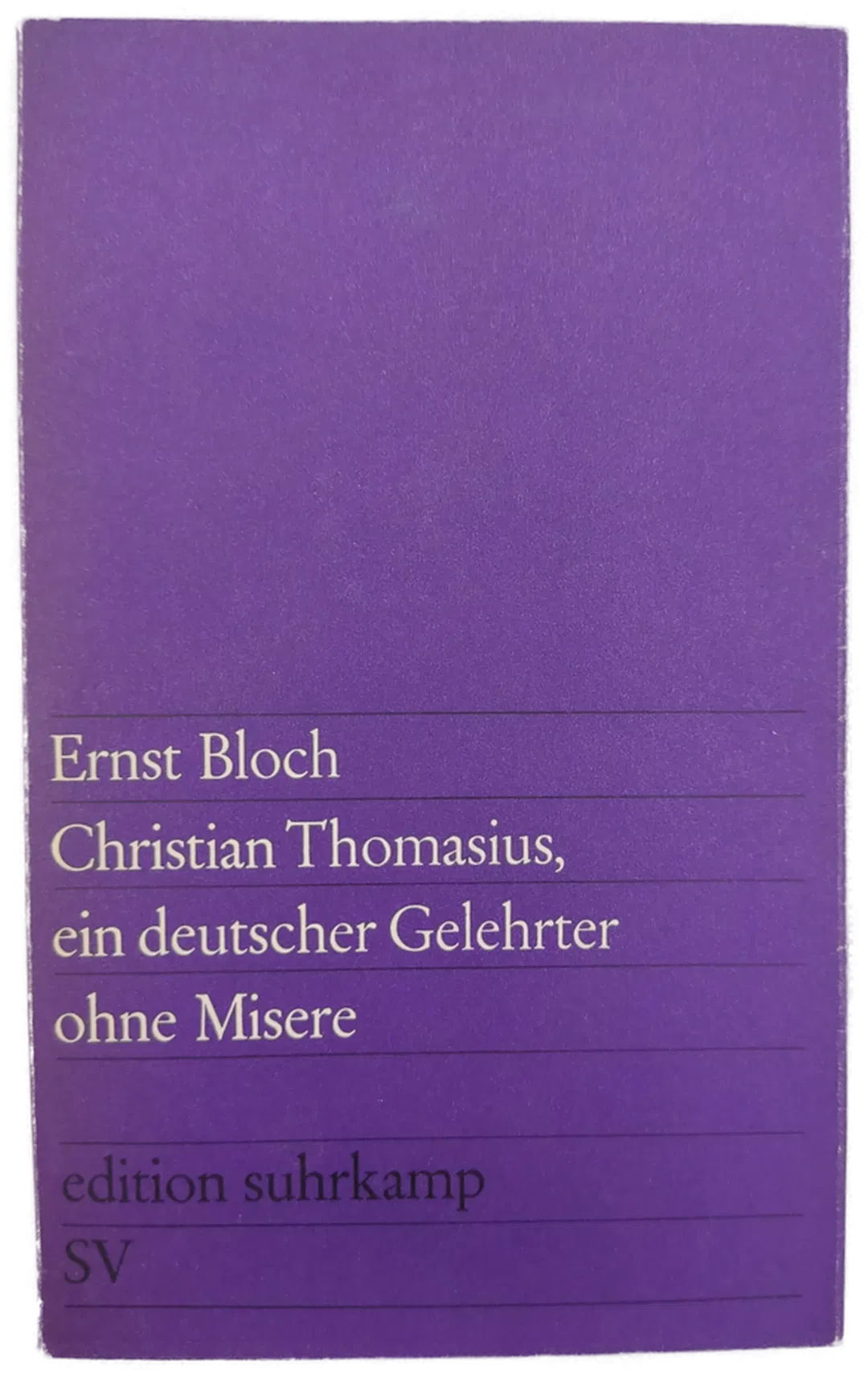 Christian Thomasius, ein deutscher Gelehrter ohne Misere - Ernst Bloch - Bild 1