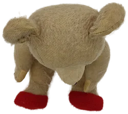 Teddybär Stofftier in braun-rot, Höhe 48cm - Bild 5