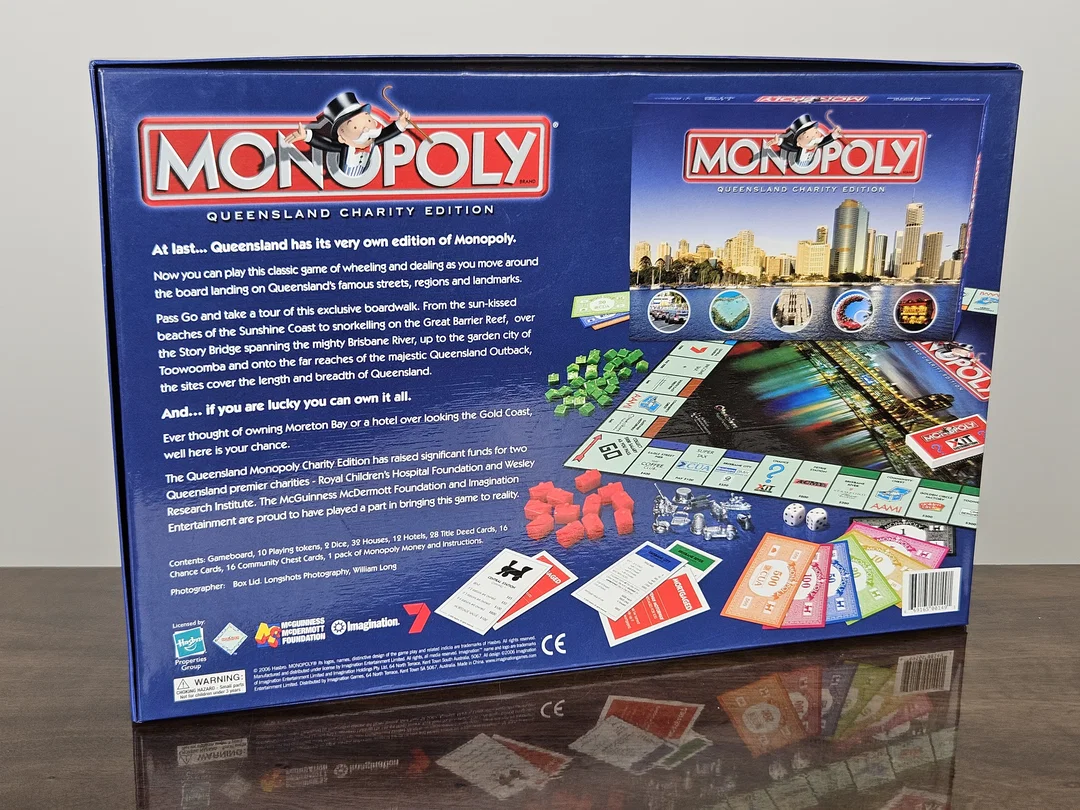 MONOPOLY Queensland Charity Edition - Gesellschaftsspiel - Hasbro  – Bild 2