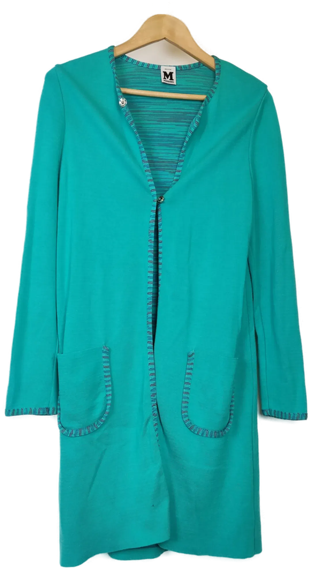 M. Missoni Damen Strickmantel türkis Gr. EUR 42 - Bild 1