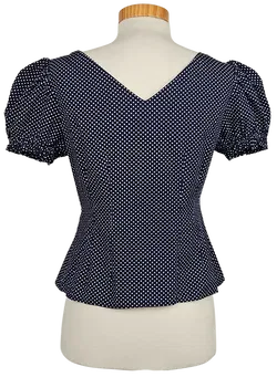 Lena Hoschek Damen Bluse, blau - Gr. S  - Bild 2