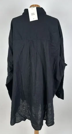 H&M / Linen Blend - Damen Longbluse - Gr. XXL – Vorschau 3