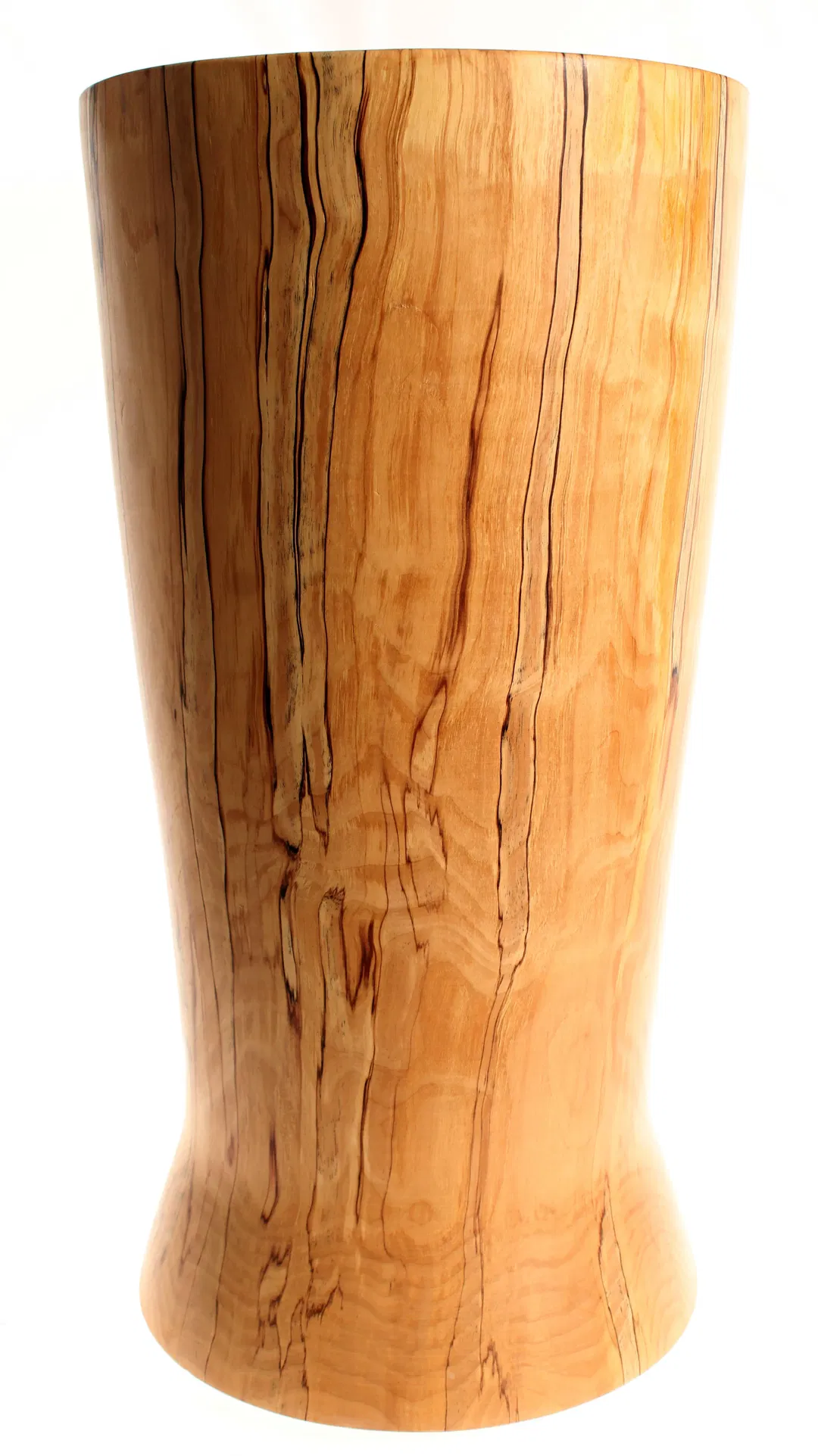 Großer handgefertigter Behälter aus Olivenholz – Unikat Ø ca. 25,5 cm / H ca. 48 cm - Bild 4