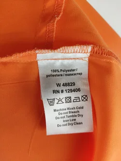 Polyester-Top Orange | Luftig & Sommerlich – Vorschau 5