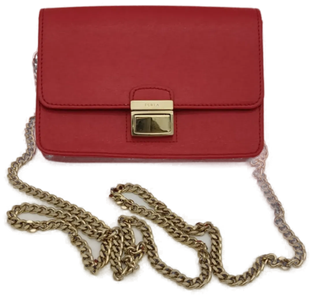 Furla, Metropolis Red Mini Crossbody Tasche, Leder - Bild 1