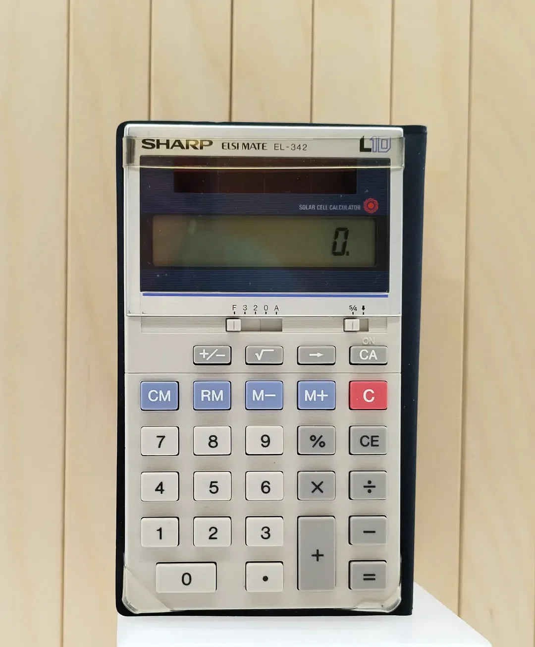 Vintage Taschenrechner Sharp EL-342, solarbetrieben  - Bild 1