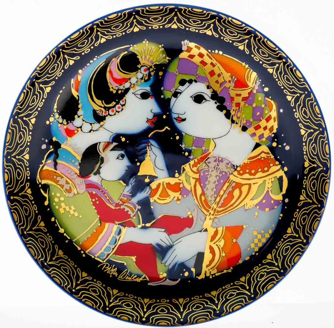 Rosenthal Aladin Sammel-Teller Bjørn Wiinblad – Studio-Linie – Bild 4