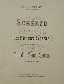 Notenbuch für Klavier - Georges Bizet 