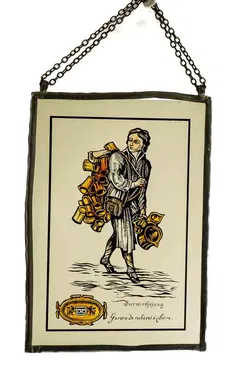 Glasbilder Set Bierbrauerei, ca. 25x18 cm, Vintage Deko (4-tlg.) - Bild 3