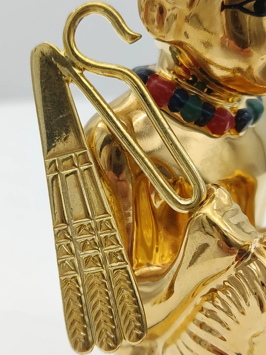 Goldener Hockender König Porzellan & Zertifikat von Franklin Mint | Limitierte Rarität – Bild 7