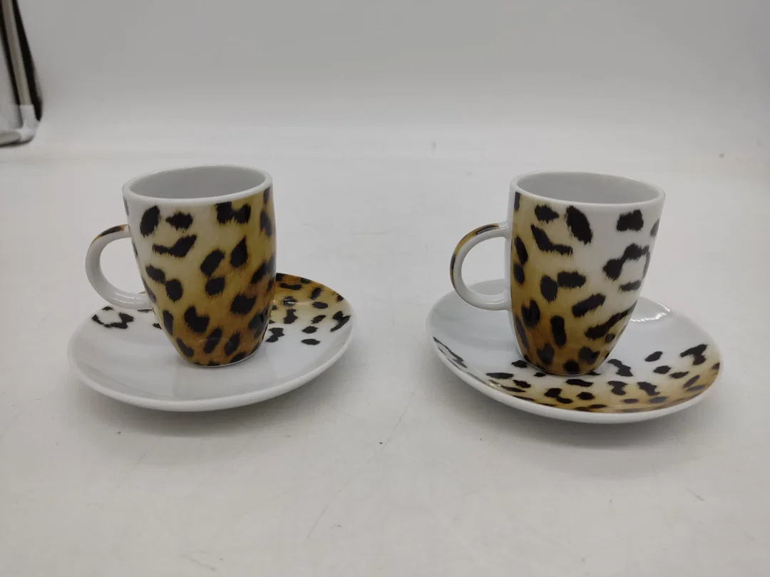 Espresso Tassenset Leopard - 2 Stück – Bild 3