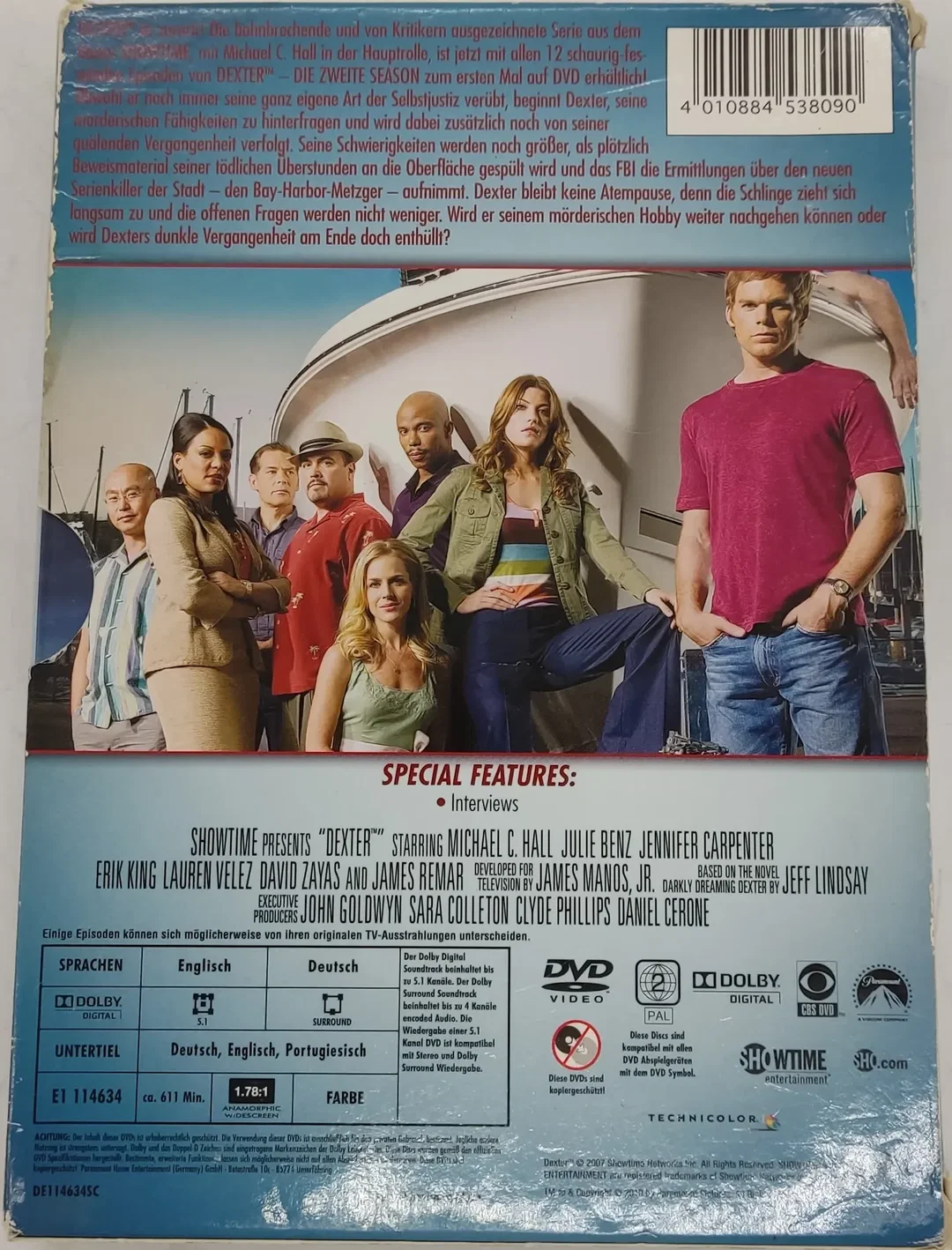 4 DVD's "Dexter" Die zweite Season – Bild 3