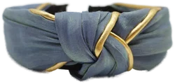 Schimmernder Haarreif mit goldenen Details – Vorschau 4