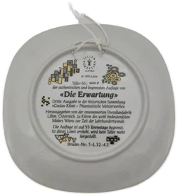 Lilien Porzellan Wandteller 5er-Set 