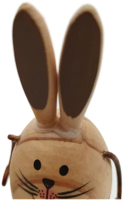 Osterdeko Hasenpaar (Holz, Handbemalt) | Unikat - Bild 2