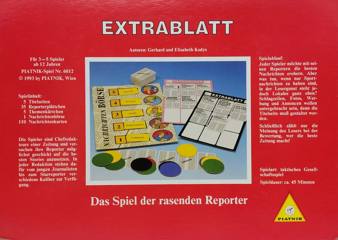 Extrablatt - Vintage Gesellschaftsspiel - Ravensburger  – Bild 2