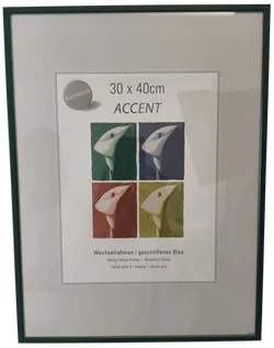 Bilderrahmen, Alu + Glas - Bild 1