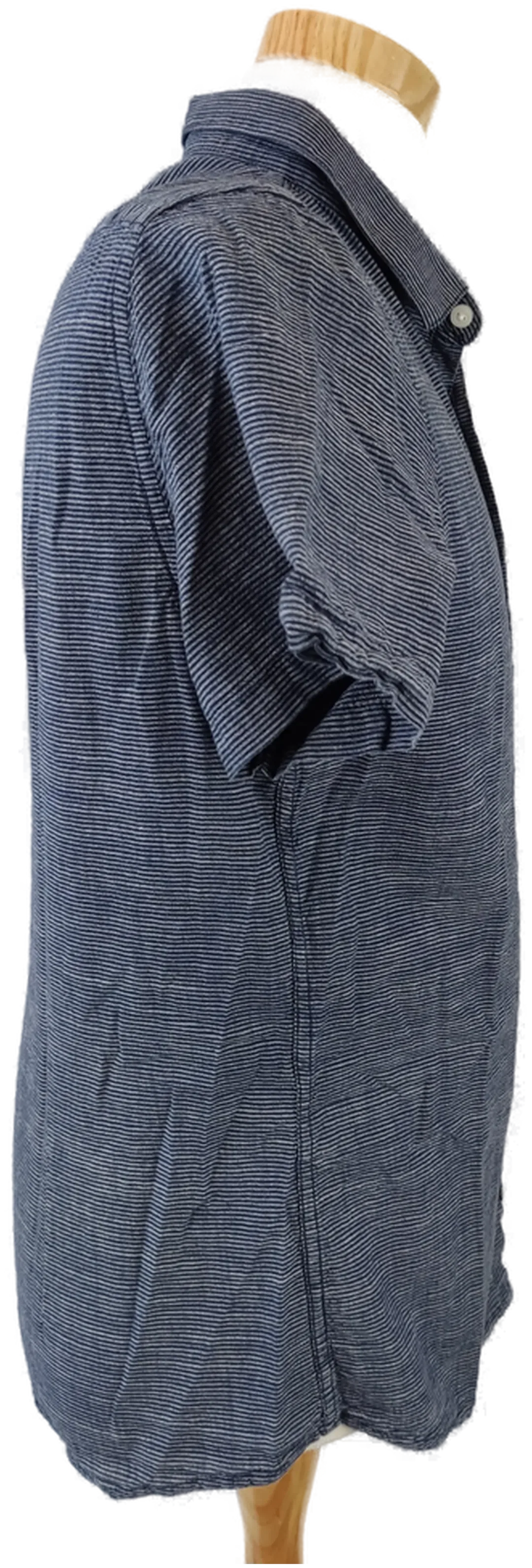 Tom Tailor Denim dunkelblau längsgestreift - M (Slim fit) – Bild 2