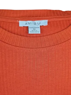 AMISU Damen Longshirt, orange - Gr. M  - Bild 5