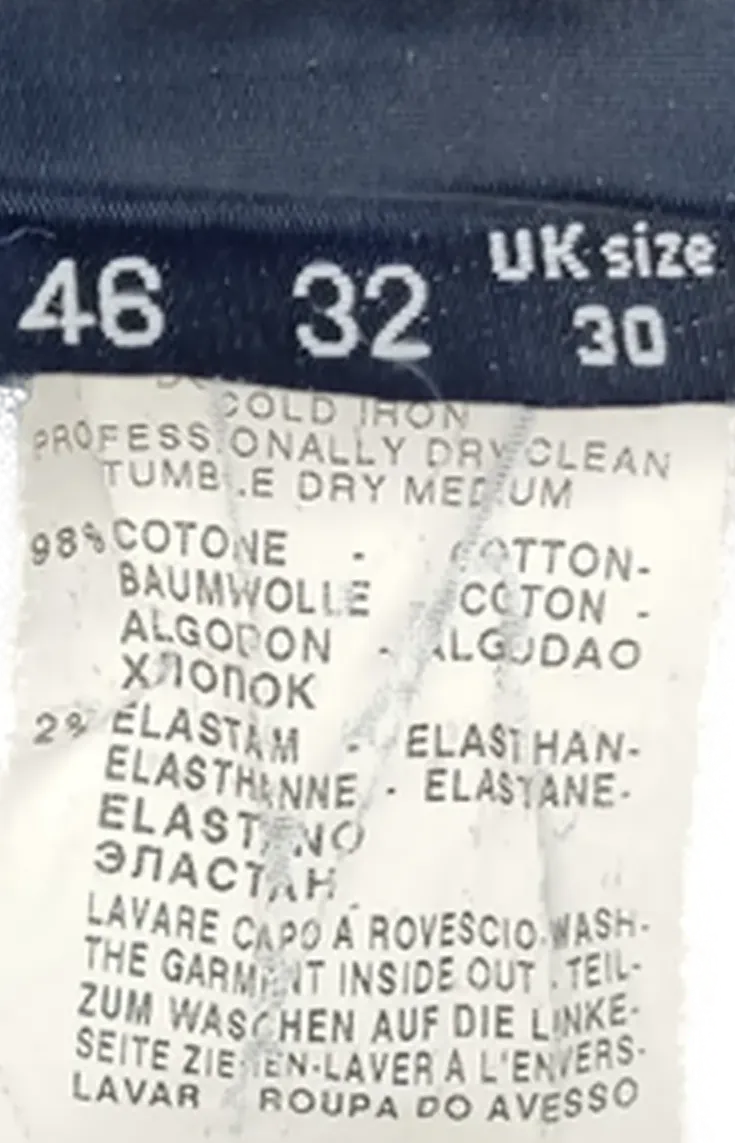Trussardi Herren Hose braun Gr. UK 30 – Bild 5