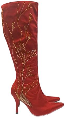 Vizzano Ana Hickmann Damenstiefel rot Gr. 37 - Bild 4
