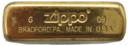 Zippo Feuerzeug Messing – Original, Made in USA (2009) - Bild 2