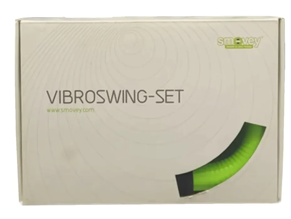 smovey Vibroswing-Set 2 Stück Fitnessringe mit Trainings-CD in grün – Bild 3