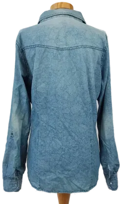  Yessica C&A Jeansbluse Damen, blau - Gr. 44 - Bild 3