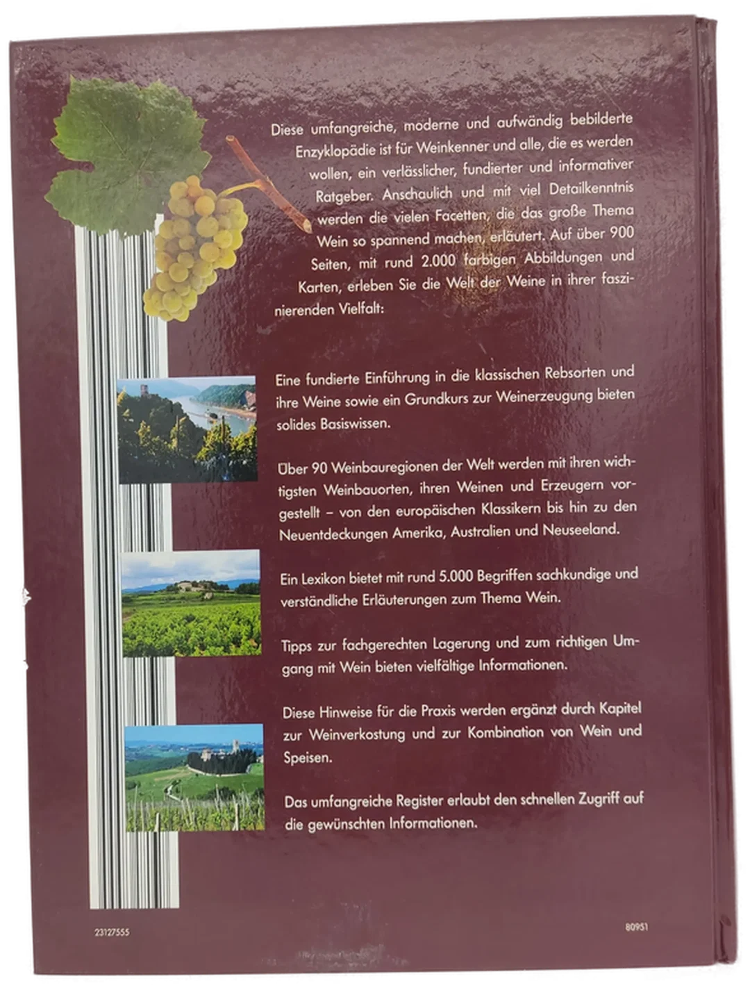 Gräfe+Unzer Verlag Wein Enzyklopädie 2001 – Bild 2