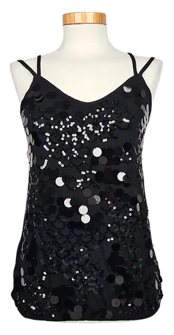 AMISU Damen Top, schwarz - Gr. M  - Bild 1